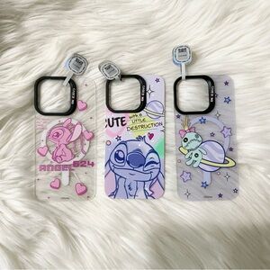 Disney Stitch Stacked Fun Snap-On IPhone 14 Pro Cases